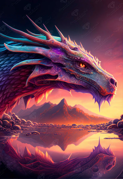 Offers Love Dragons DAC Diamond Painting