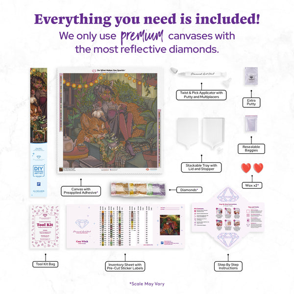 Diamond Art Club Cozy Evening diamond painting kit outlet