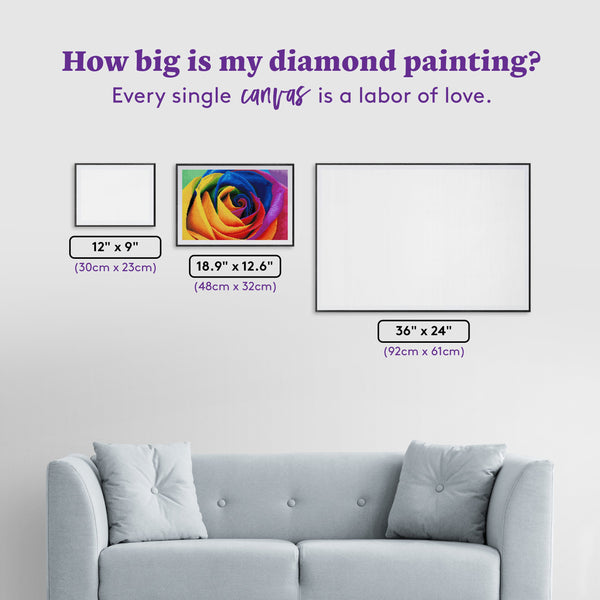 Diamond Art Club Rainbow Flower cheapest Power