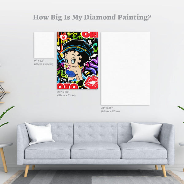 Betty Boop Rider Chick – Diamond Art Club