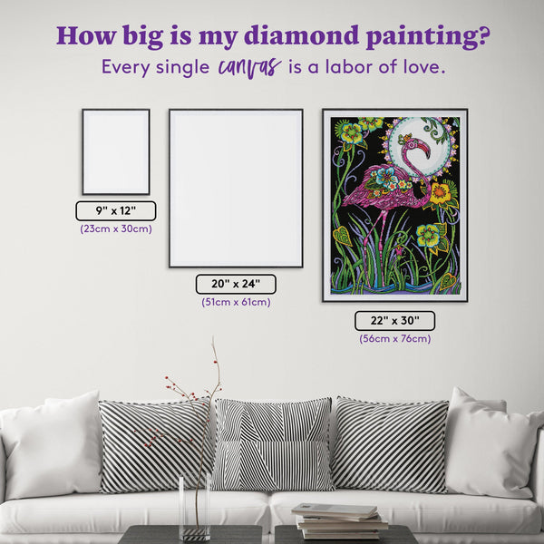 Diamond Painting - Pink Flamingo – Figured'Art