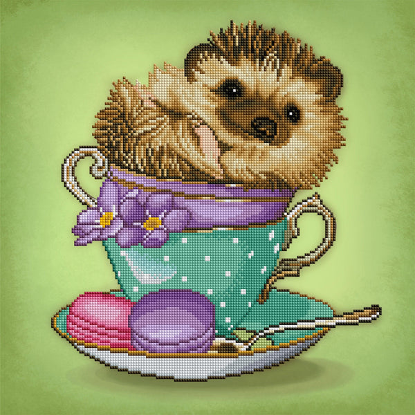 Diamond Art Kit 8x8 Beginner Hedgehog, 1 - Pay Less Super Markets