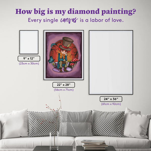 Diamond Painting Mad Hatter – Diamonds Wizard