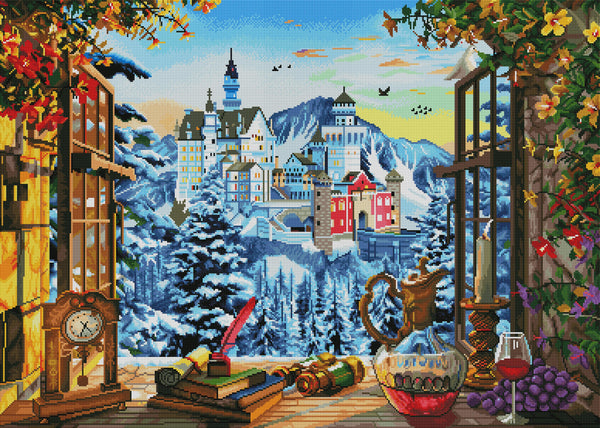  YOKSAS Castle Diamond Painting Kits for Adults,Mouse