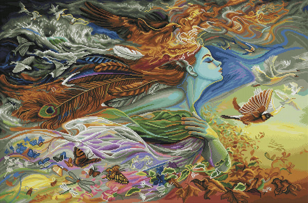 Diamond Art Club sold - Spirit of Flight by Josephine Wall