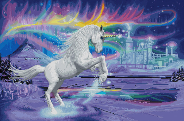 Unicorn Star Print Canvas Tote - Seven Season