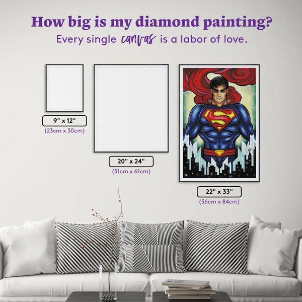 Invincible Superman Diamond Painting Kits 20% Off Today – DIY Diamond  Paintings