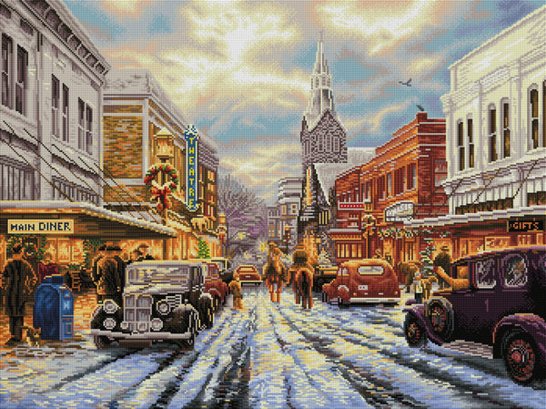 Diamond Painting Small Town USA - Painting