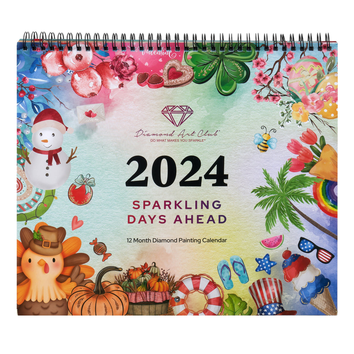 Diamond Painting 2024 Calendar