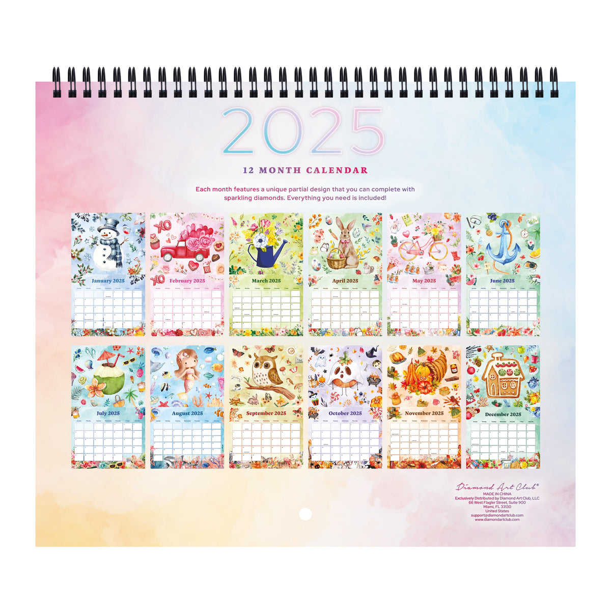 Diamond Painting 2025 Diamond Painting Calendar