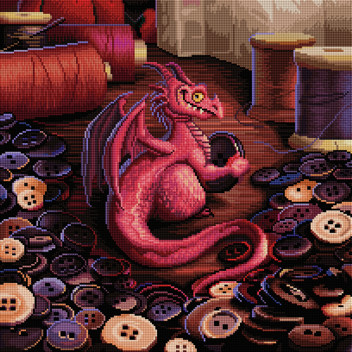 Button Dragon