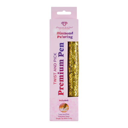 Solid Gold Dancing Twist And Pick Premium Pen