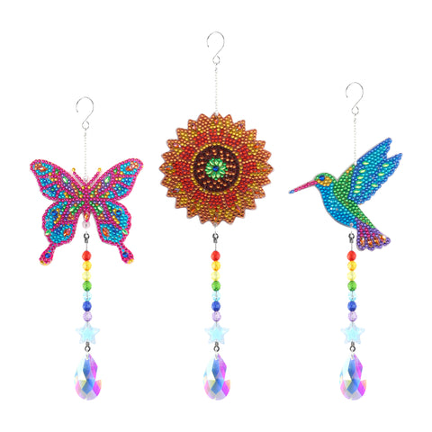 Suncatchers - Hummingbird/Sunflower/Butterfly - Round 2