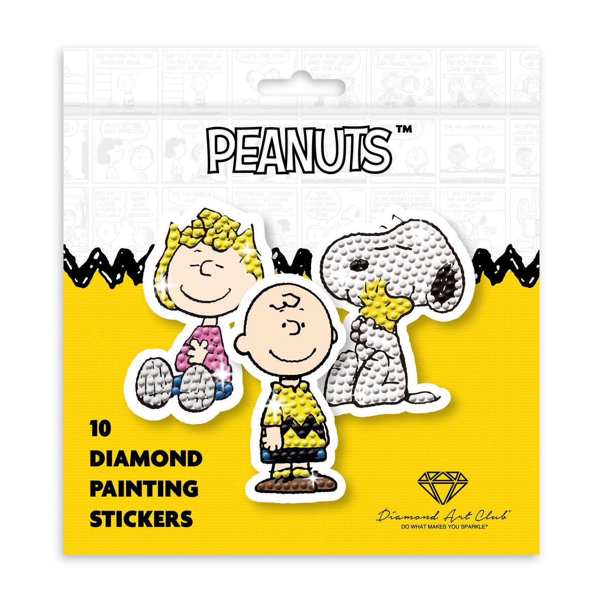 Peanuts™ Diamond Painting Stickers (10 pack)