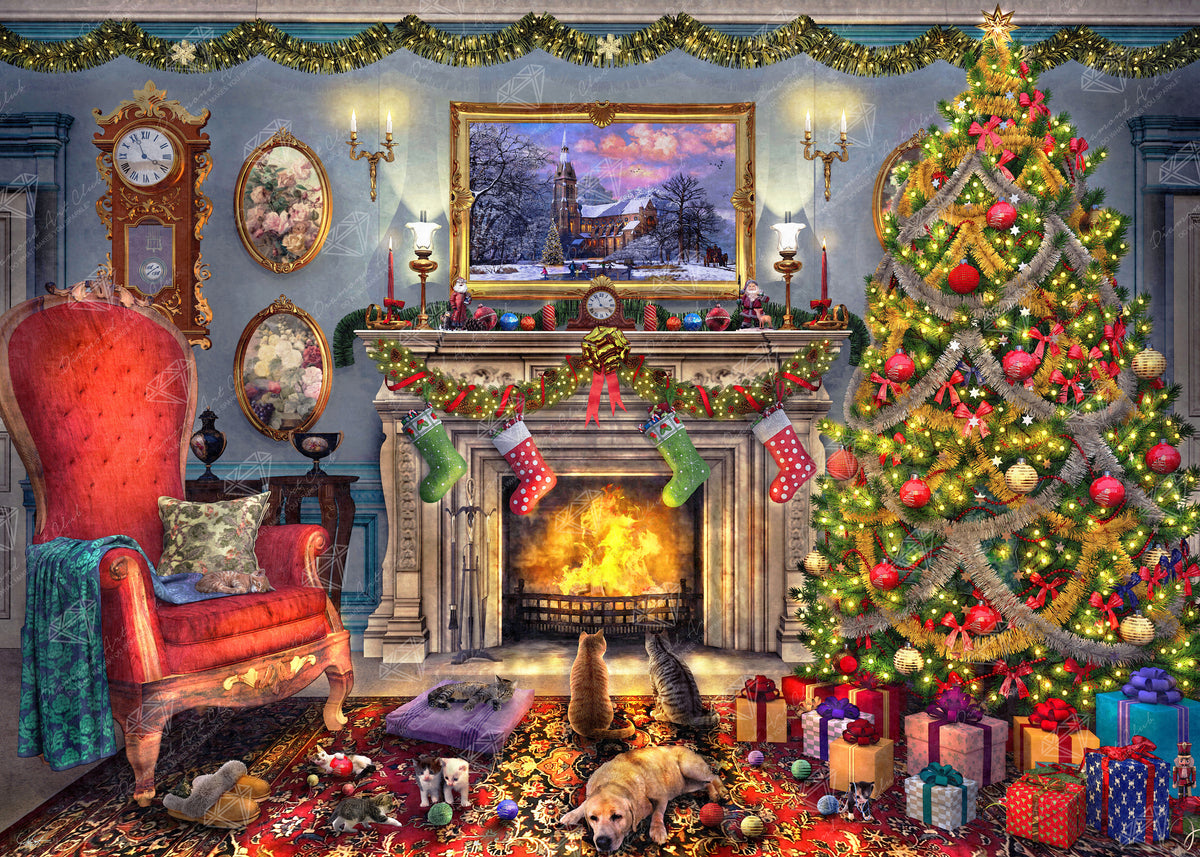 Festive Fireplace