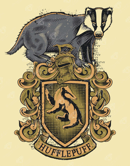 Hufflepuff™ Crest - Tomes & Scrolls