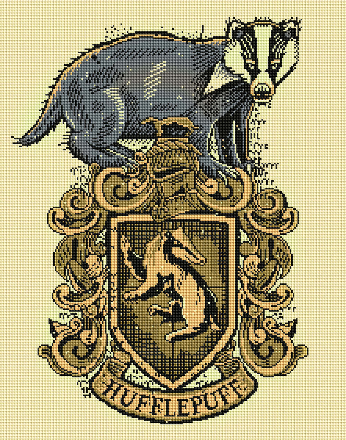 Hufflepuff™ Crest - Tomes & Scrolls