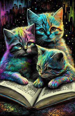 Kittens Reading