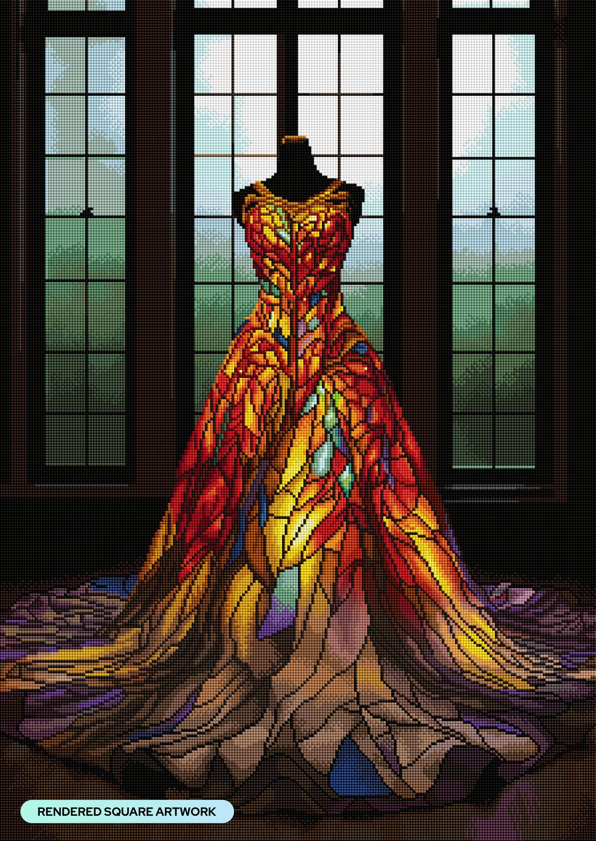 Stained Glass Gown