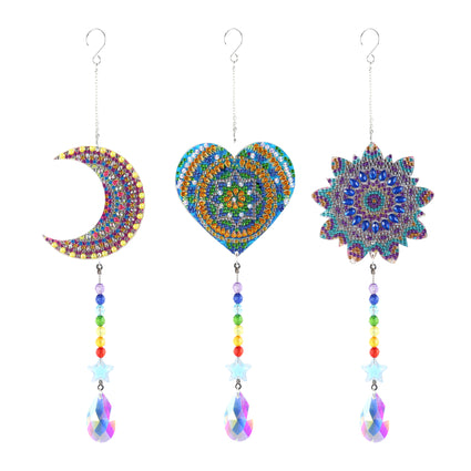 Suncatchers - Moon/Heart/Mandala