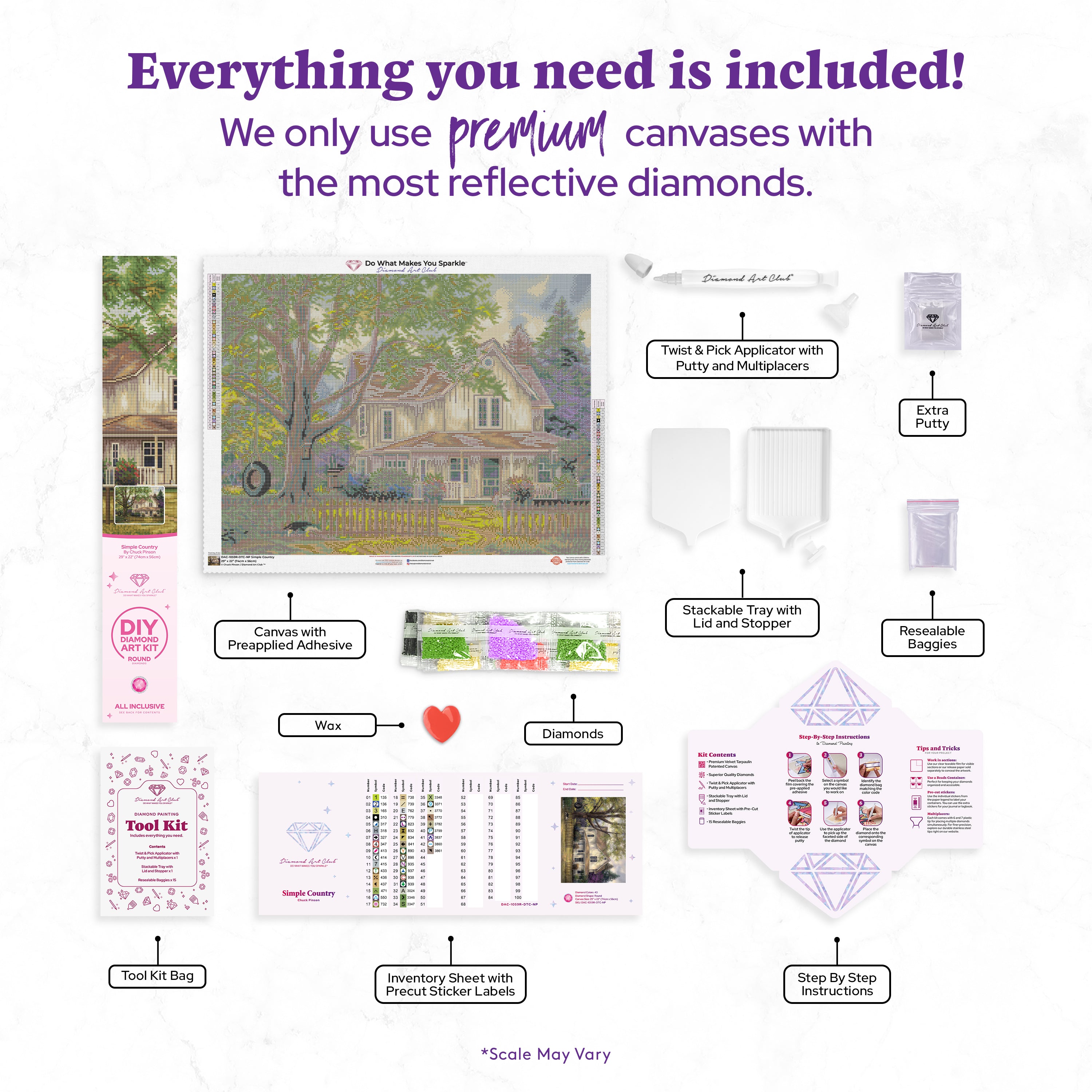 Diamond art deals club SIMPLE COUNTRY