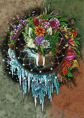 Wolf Seasons Dreamcatcher