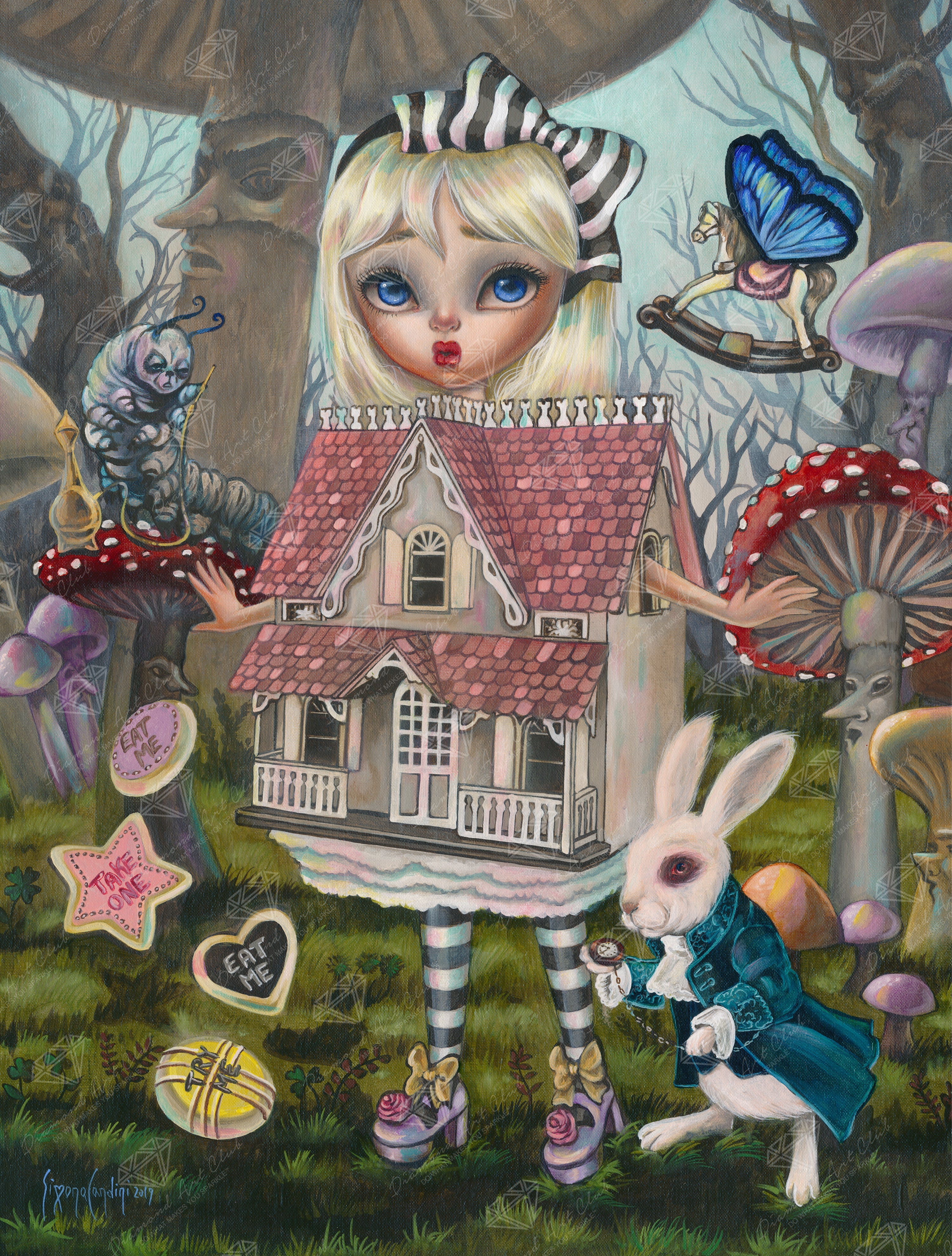 Alice in The White Rabbit House | Diamond Art Club™