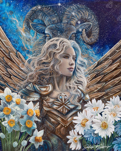 Diamond Painting Aries 25.6" x 31.9" (65cm x 81cm) / Square with 77 Colors including 2 ABs and 3 Fairy Dust Diamonds / 84,825