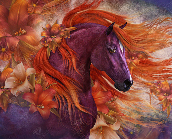 Diamond Dotz Horse in a Field – Kreative Kreations