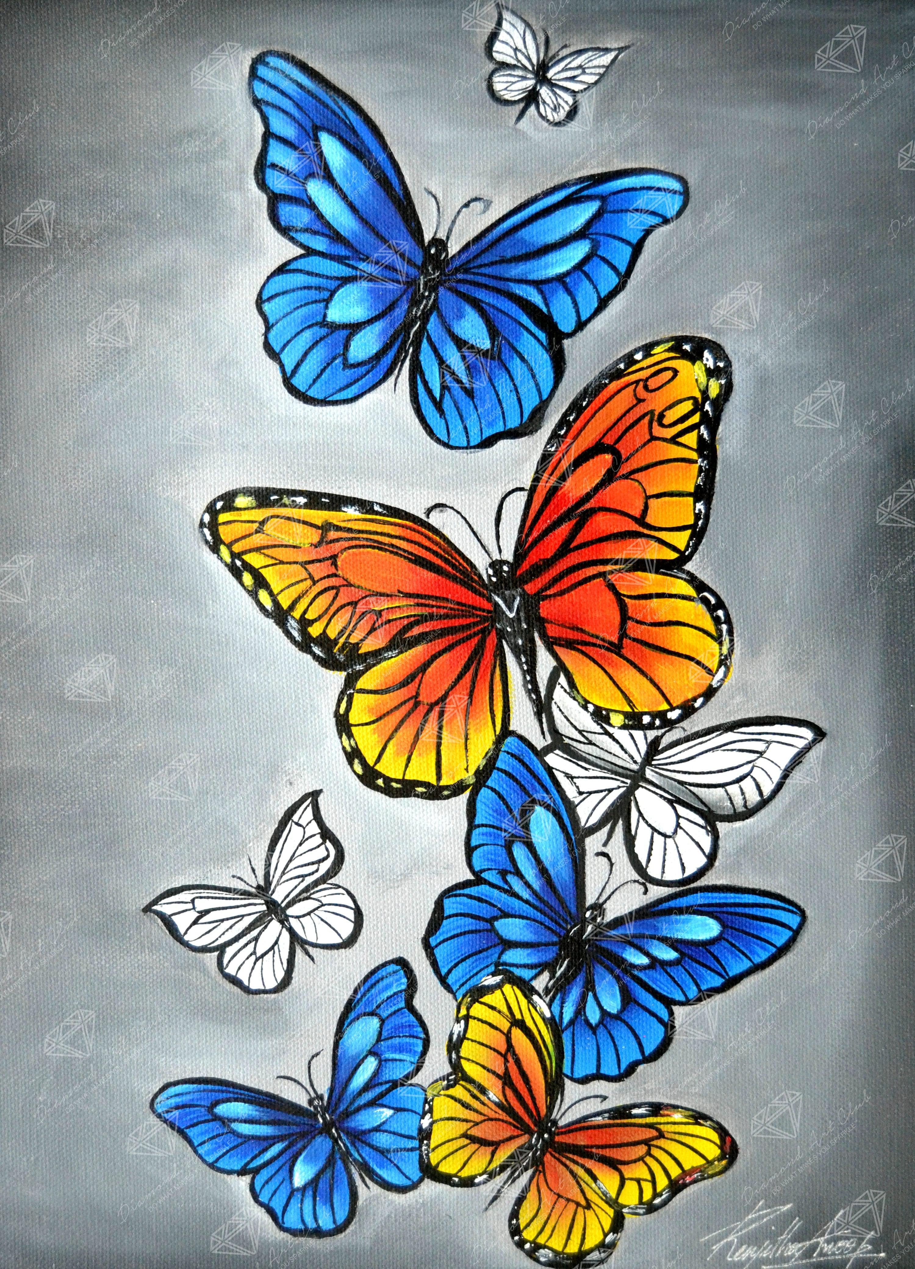 Butterfly Lady Flower Diamond Art – All Diamond Painting Art