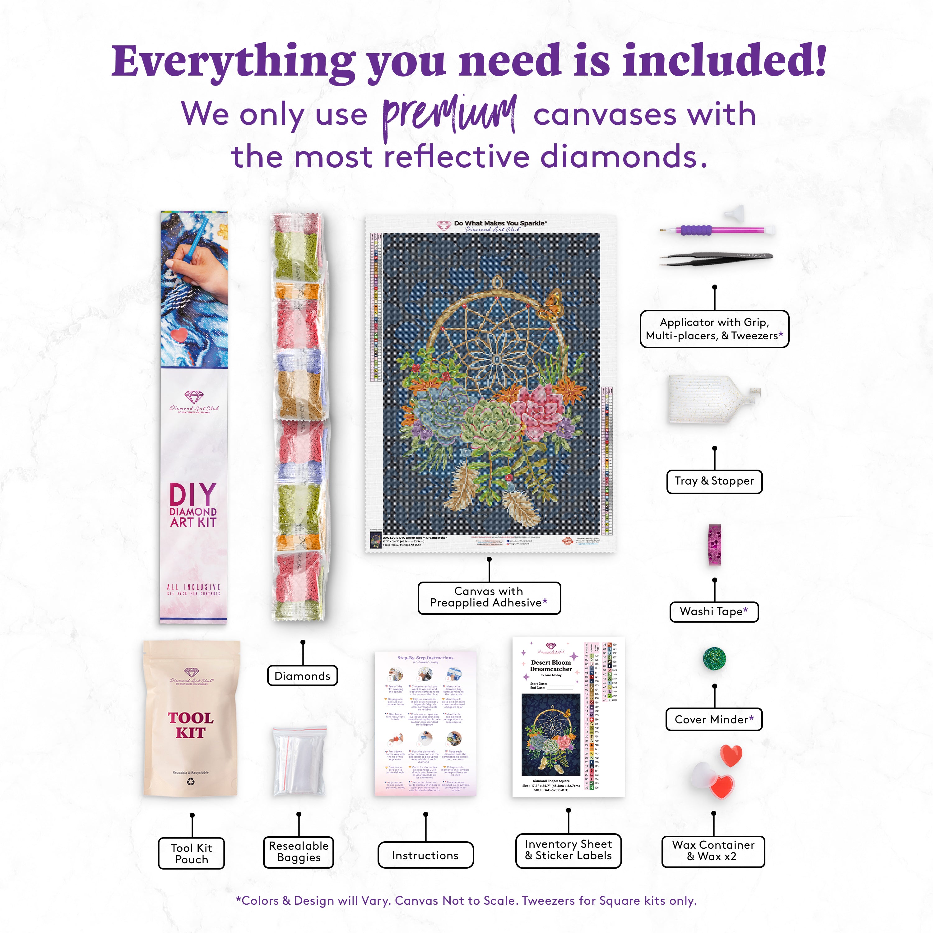 Diamond art club 3 top kits