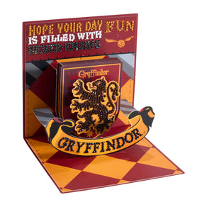 Diamond Painting Diamond Pop Card™ - Gryffindor™ 5.8" x 5.8" (14.9cm × 14.9cm) / Round With 6 Colors Including 2 Iridescent Diamonds and 3 Fairy Dust Diamonds / 1,039