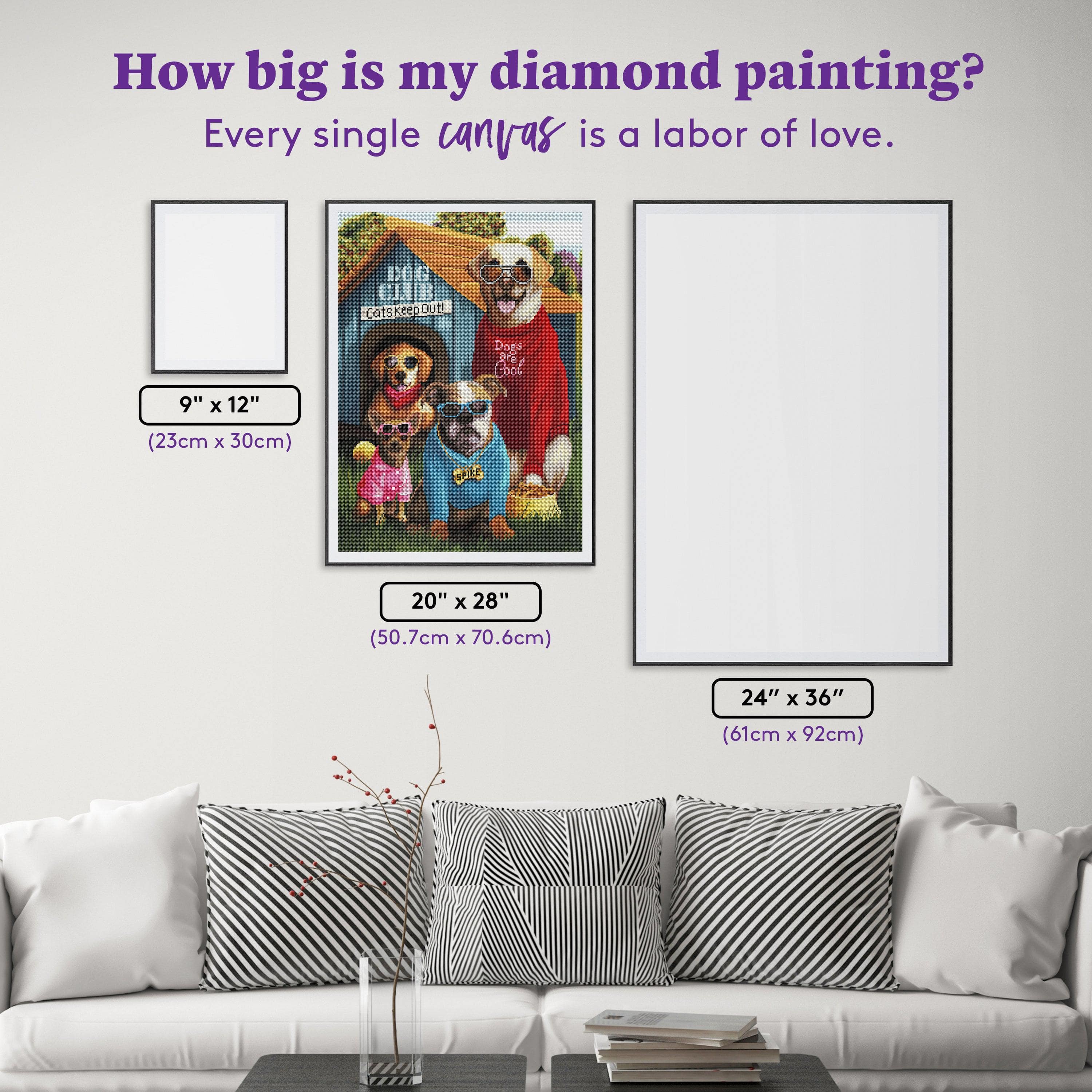 Diamond Art DOG BREEDS by Leisure Arts 10 Diamond Dotting Charts How-To  Book