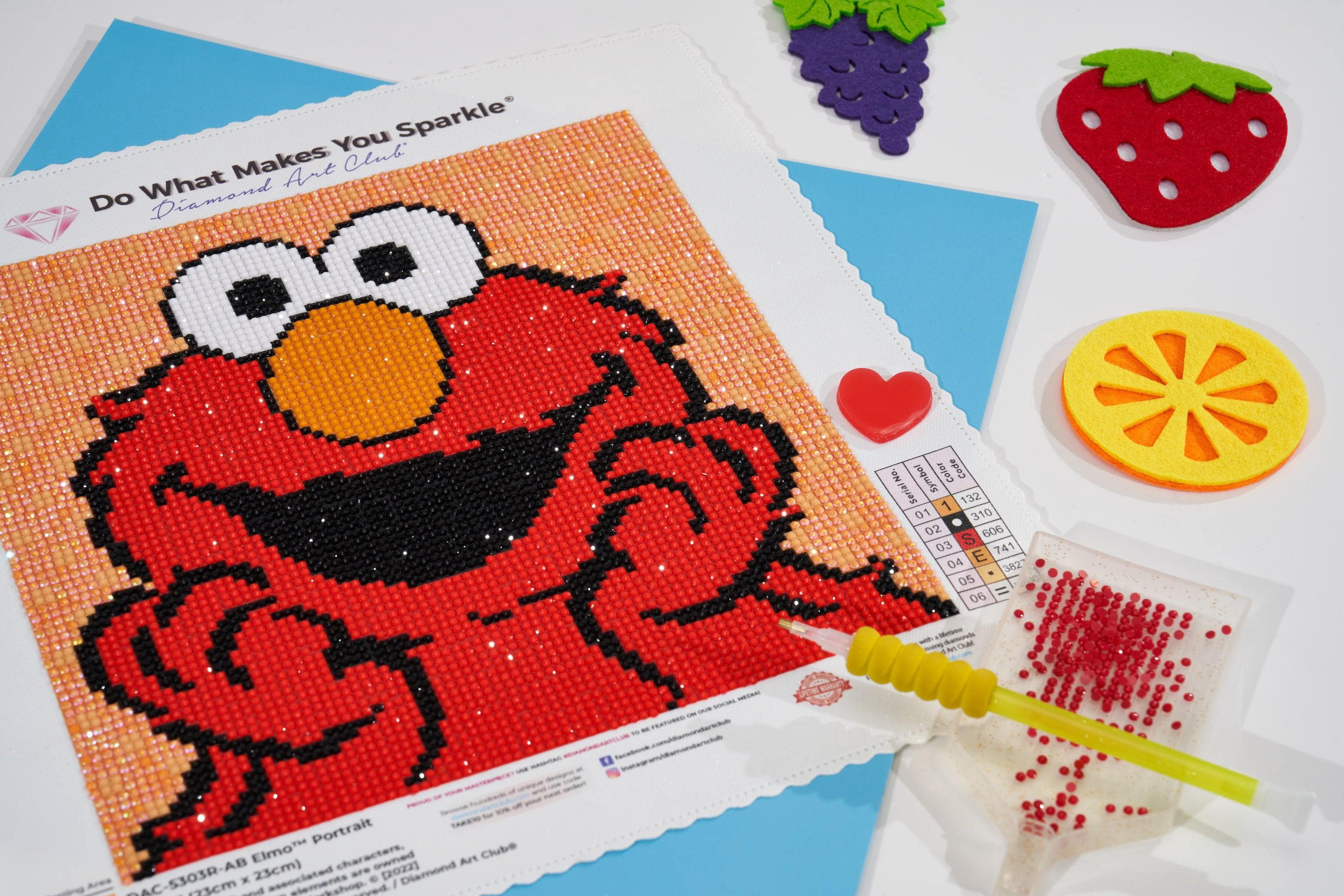 Elmo™ Portrait – Diamond Art Club