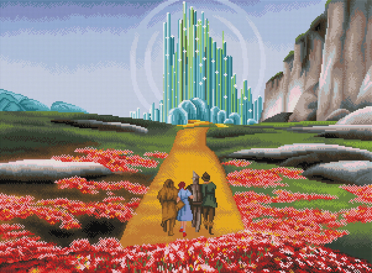 Diamond Painting Emerald City™ 30" x 22" (76cm x 56cm) / Square With 53 Colors Including 7 ABs / 66,521