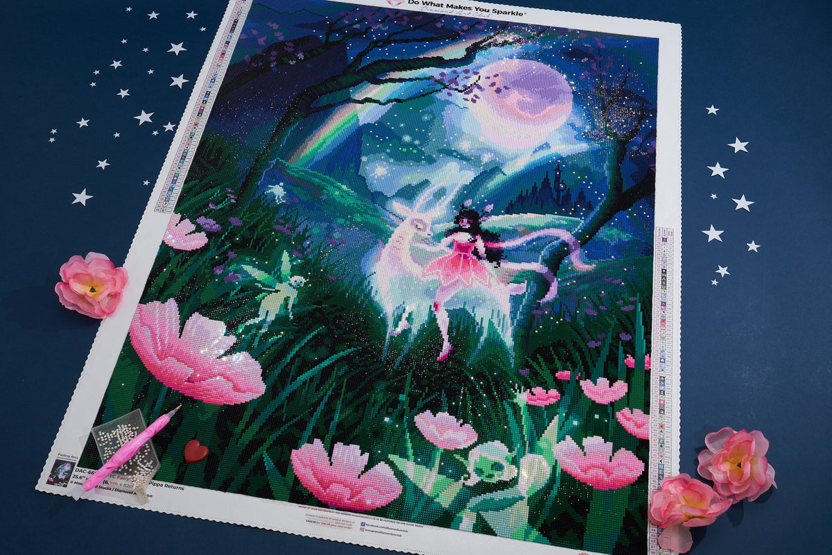 Diamond Painting Fairy Queen Pippa Returns 25.6" x 32.3" (65cm x 82cm) / Square with 69 Colors including 3 ABs and 2 Fairy Dust Diamonds / 85,869