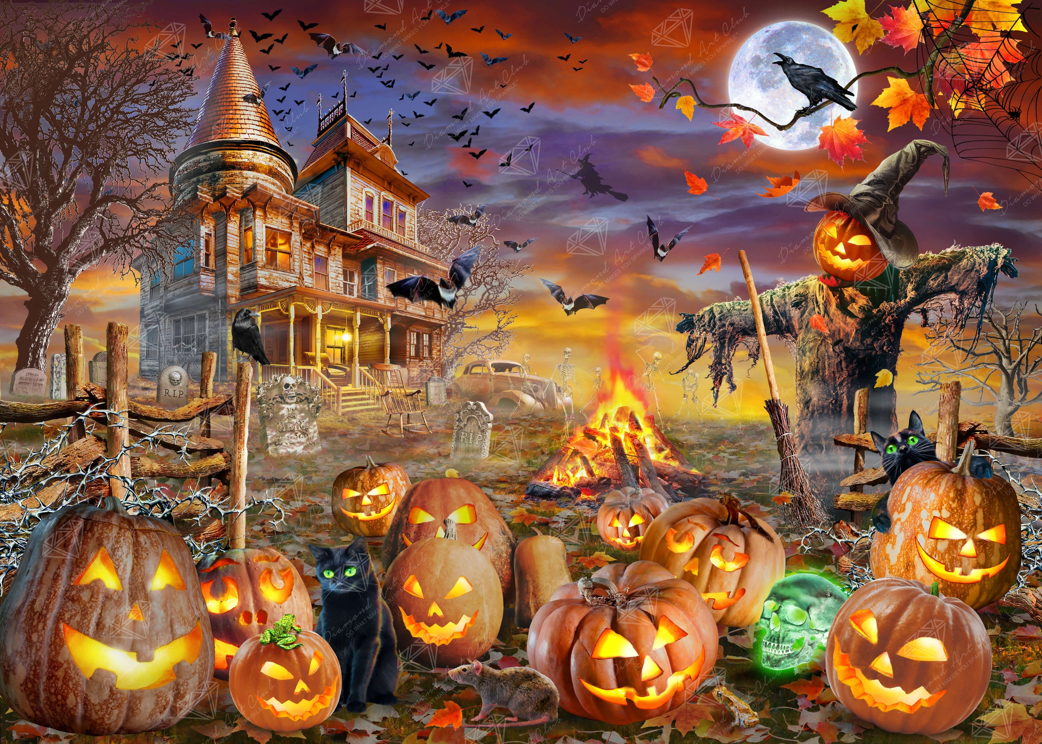 One top Halloween diamond painting