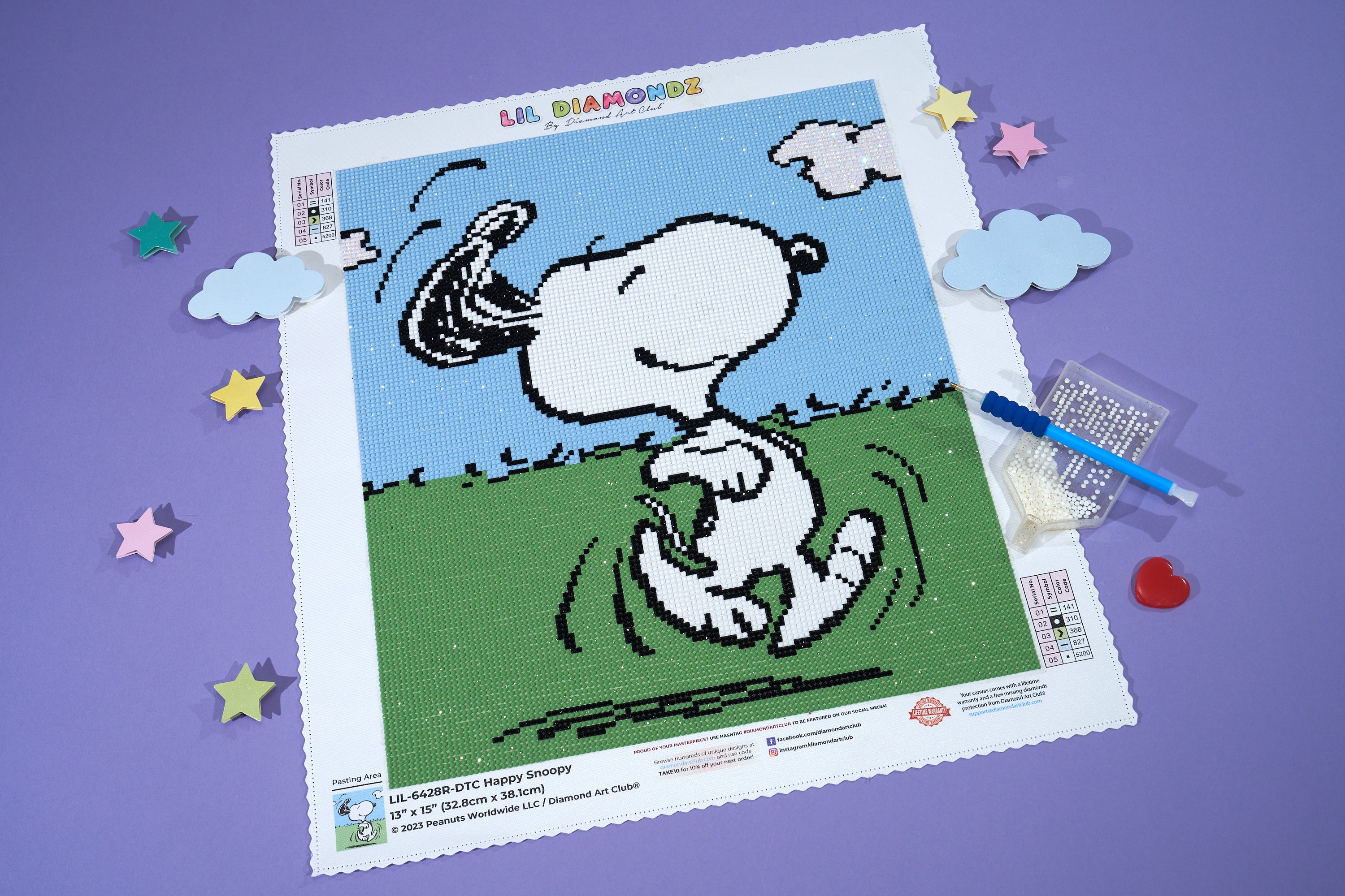 Happy Snoopy Diamond Art Club