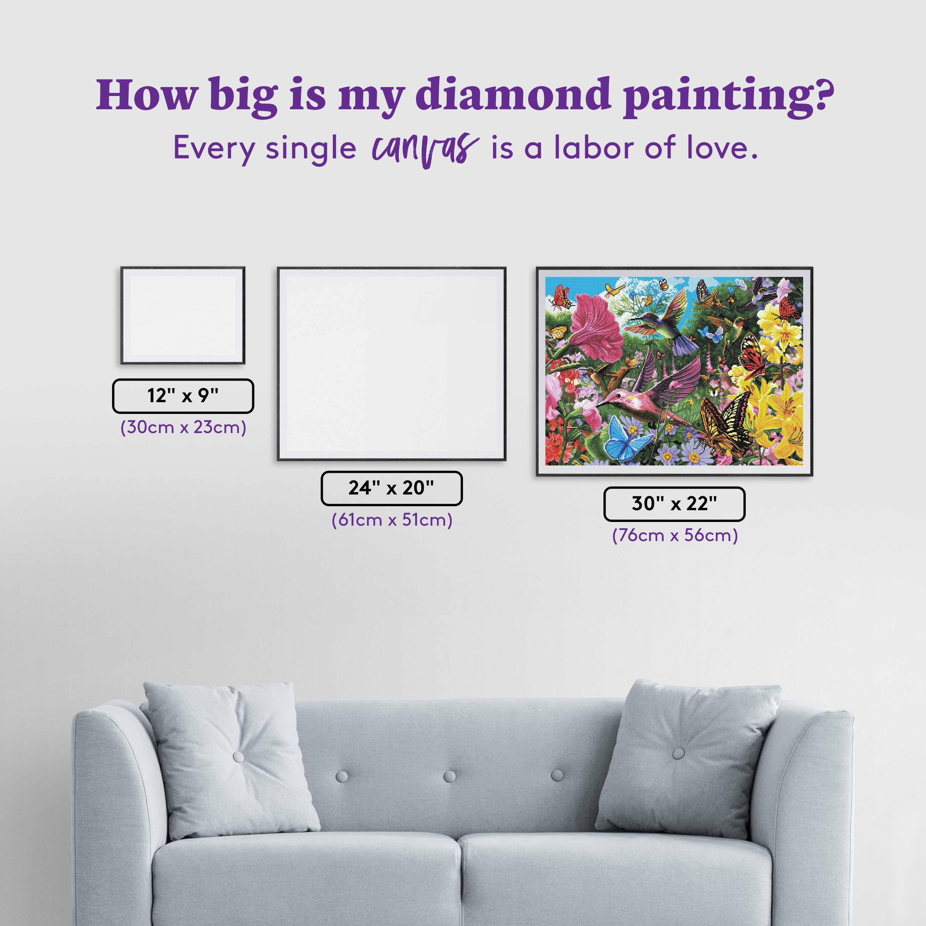 New DAC offers Hummingbird Garden Diamond Painting