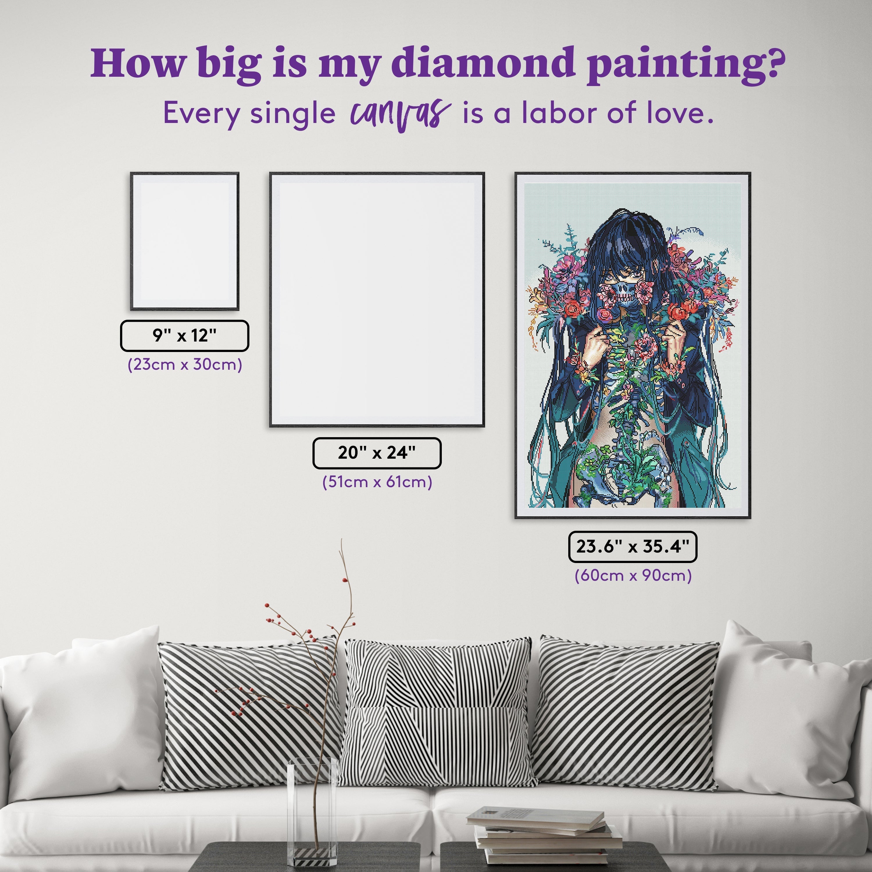 #1 DIY Diamond Art Painting Kit - Inner Garden | Diamond Painting Kit | Diamond Art Kits for Adults | Diamond Art Club