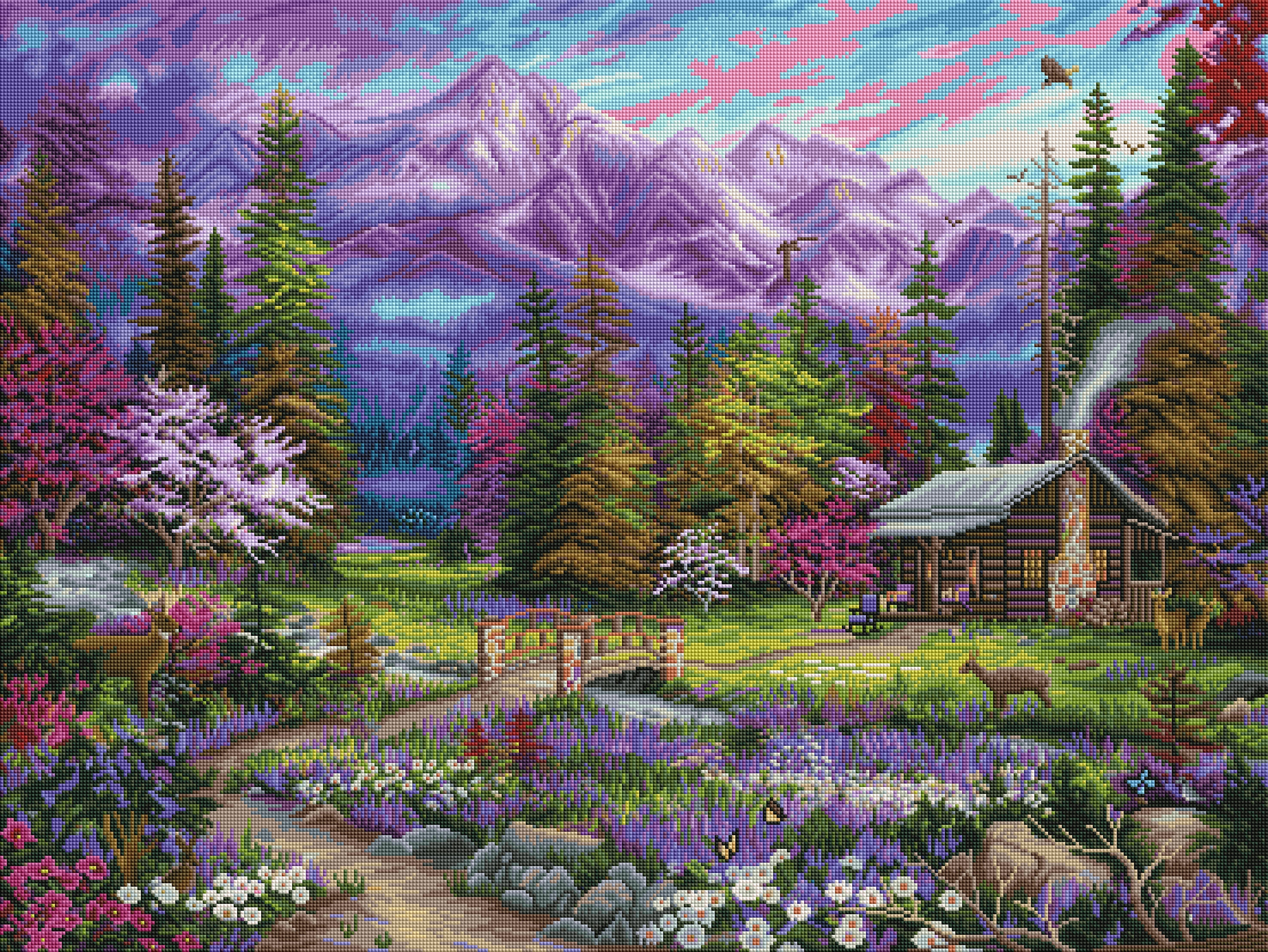 Inspiration of factory Spring Meadows - Diamond Art Club Kit