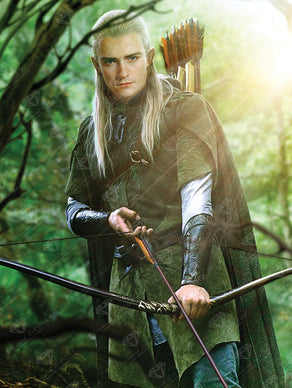 Diamond Painting Legolas 27.6" x 36.6" (70cm x 93cm) / Square with 59 Colors including 1 AB and 2 Fairy Dust Diamonds / 104,813