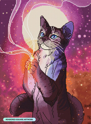 Diamond Painting Light Meowgic