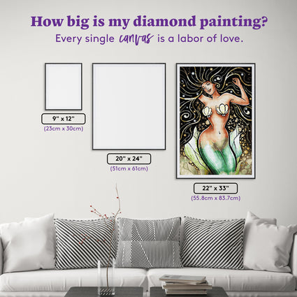 #1 Beginner Friendly Diamond Art Kit - White & Onyx Swirl Colored Premium Drill Pen | Introduction & Starter Kit | DIY Diamond Painting Kit | Beginner