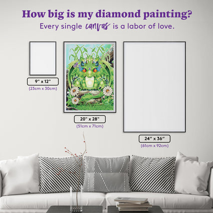 Diamond Painting Love Your Inner Child 20" x 28" (51cm x 71cm) / Round With 56 Colors Including 5 ABs / 45,612