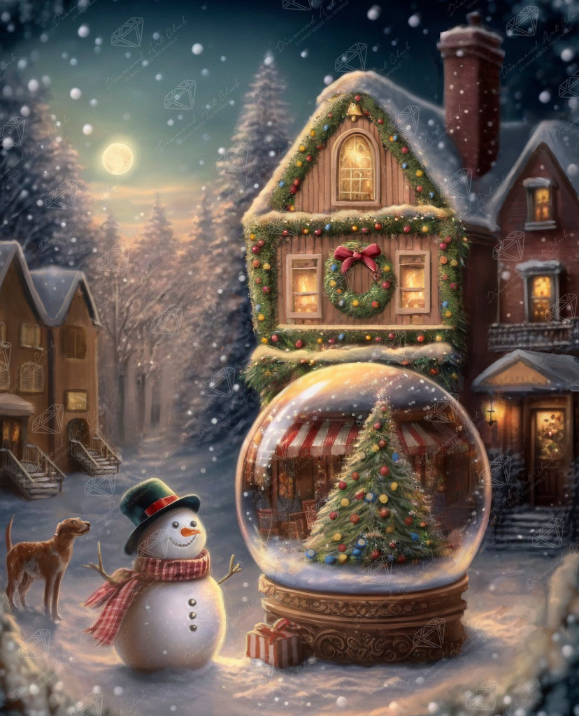 Christmas Tree Cabin by Diamond high quality Art Club