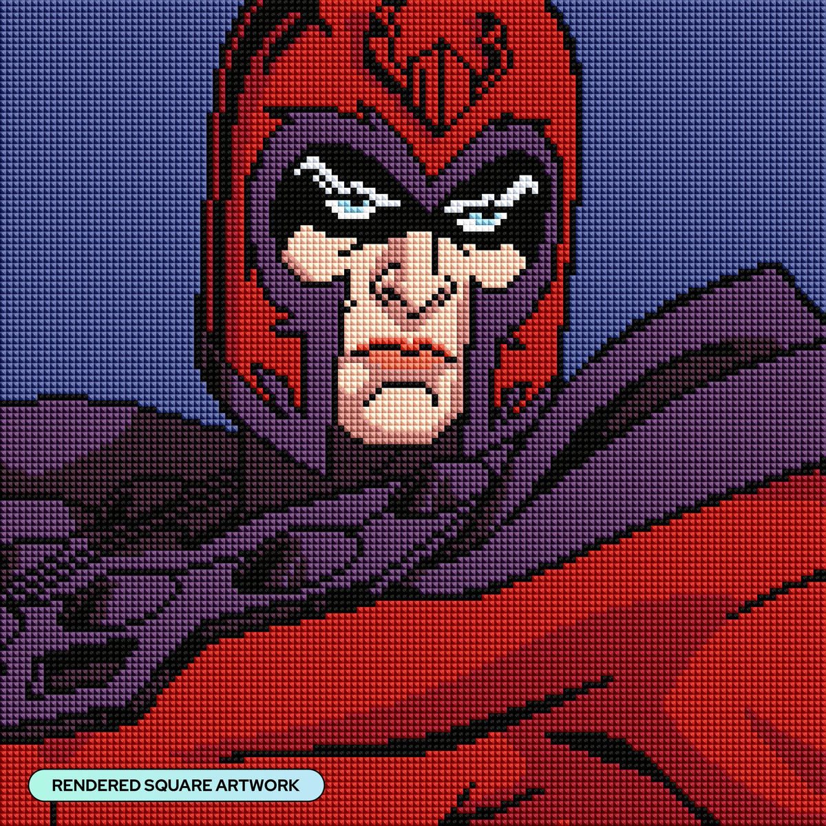 Diamond Painting Magneto 13" x 13" (32.9cm x 32.9cm) / Square with 13 Colors including 1 Fairy Dust Diamond / 17,424