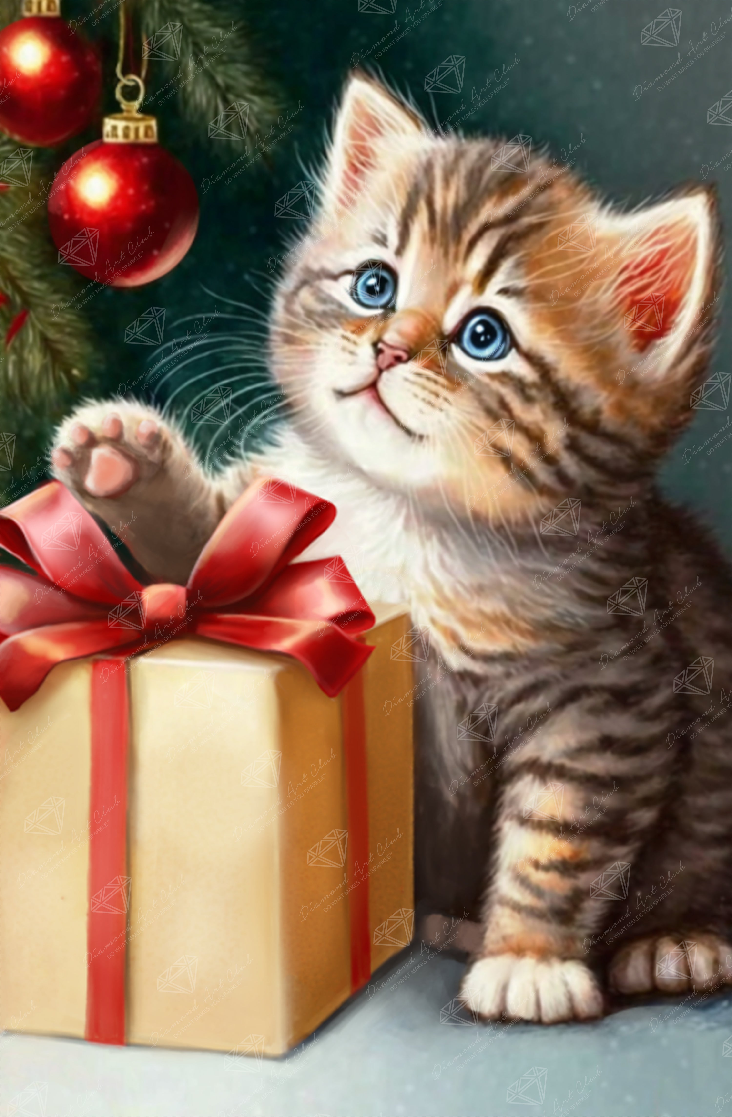 Meowy Christmas Diamond Art Club