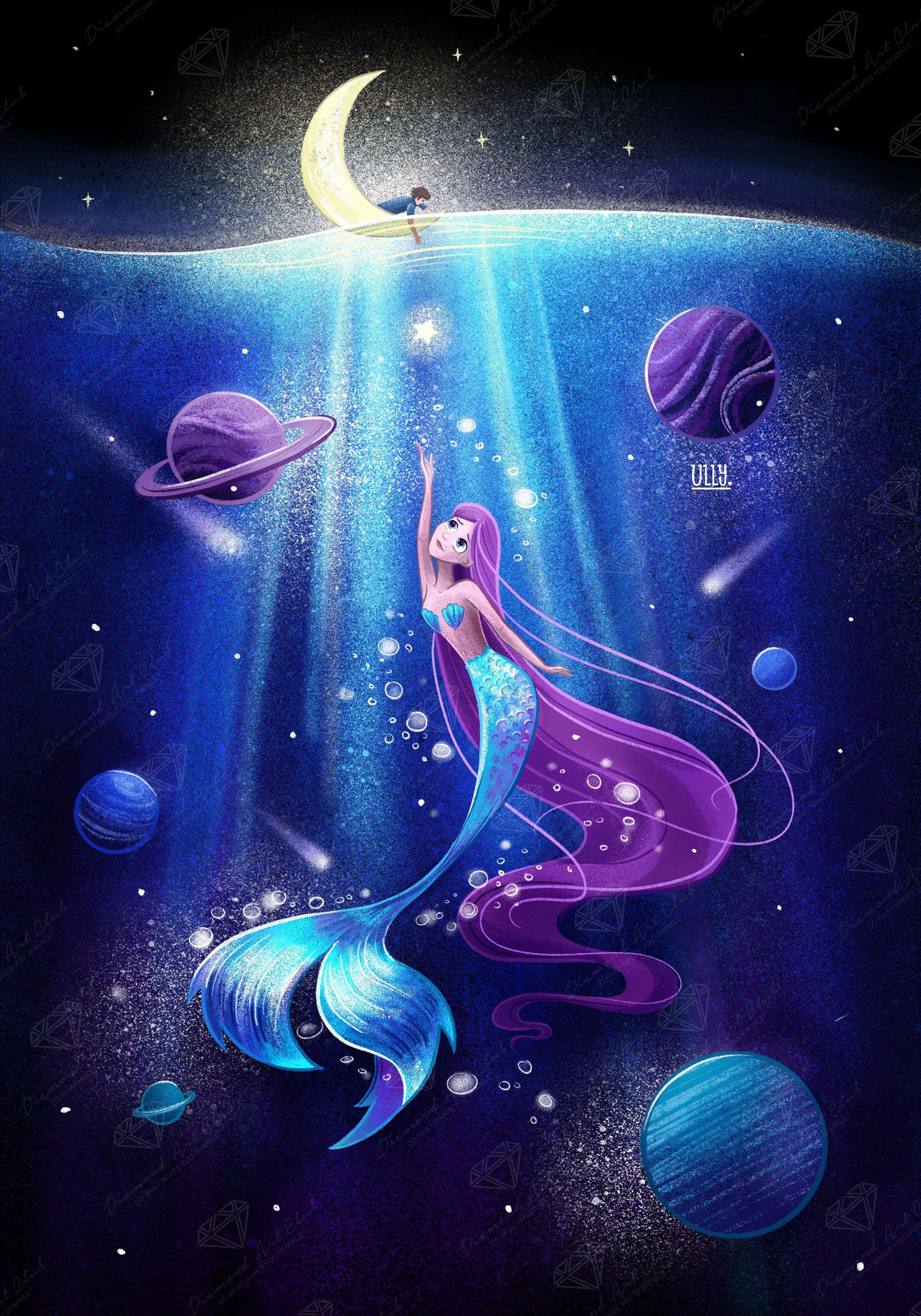 Mermaid in a Cosmic Sea Diamond Art Club