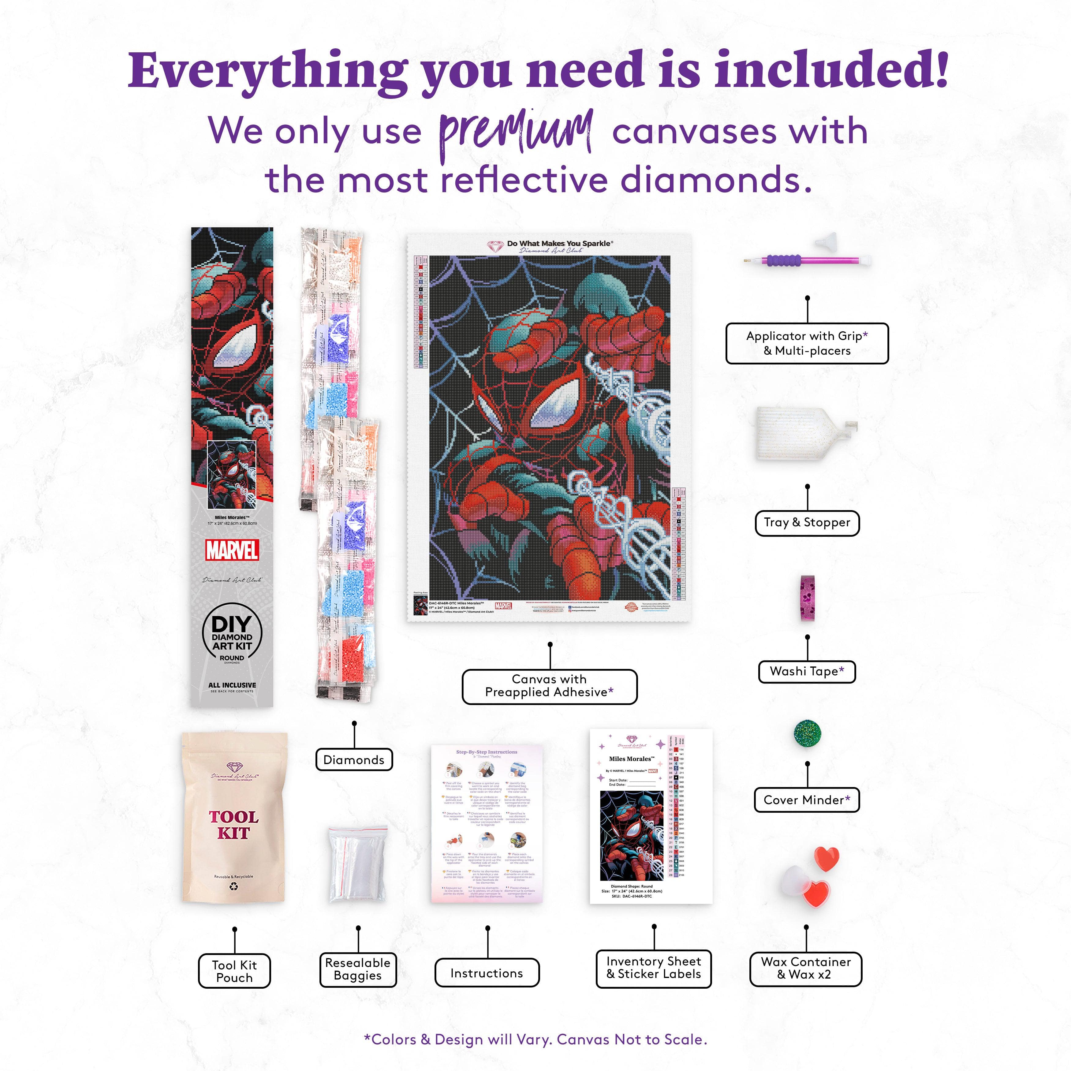 #1 DIY Diamond Art Painting Kit - Spider-Man and Friends | Diamond Painting Kit | Diamond Art Kits for Adults | Diamond Art Club